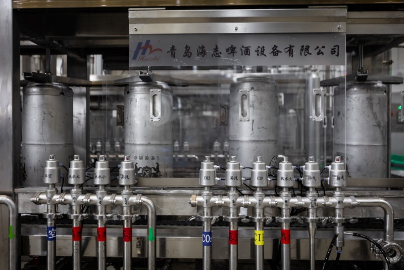 啤酒桶自動清洗灌裝線-全自動啤酒桶清洗灌裝二合一生產線